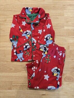 Bluey Christmas Pajama Set